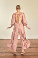 Willow Jumpsuit Linen Pink